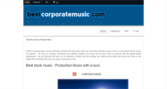 Desktop Screenshot of bestcorporatemusic.com